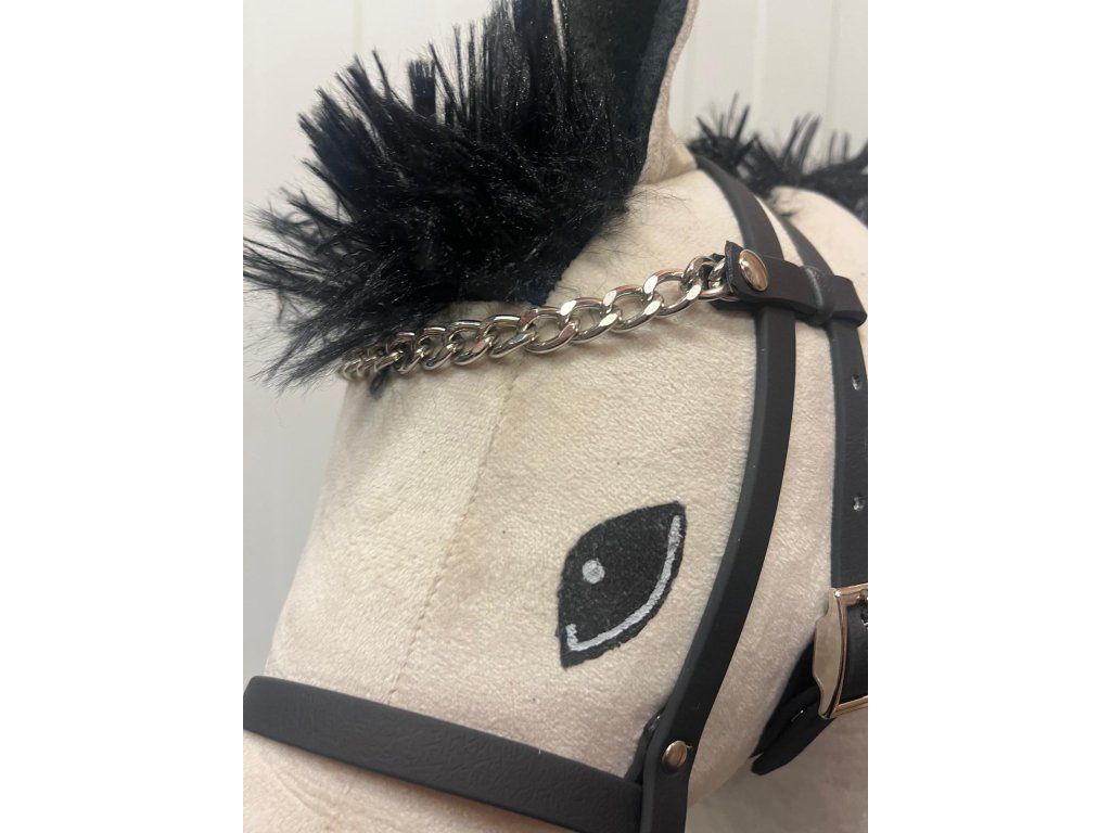 NOVÉ ČELENKY - VÍCE DRUHŮ - Bezudidlová uzdečka pro Hobby horse (vel. S)